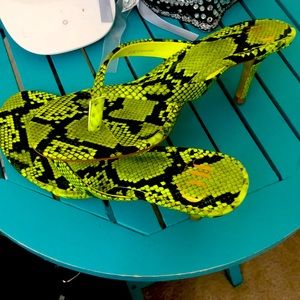 JLO Snake skinned sandals